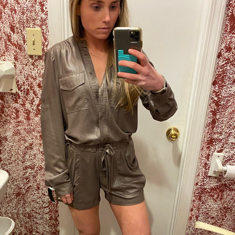 BCBG long sleeve romper